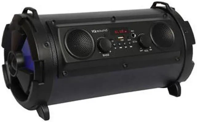 Alt view image 4 of 14 - Supersonic IQ-1525BT-BK Wireless Bluetooth Speaker (Black)