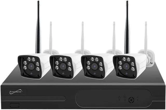 Alt view image 3 of 8 - NEW Supersonic SC-5004NVR 4CH Security Camera System SC5004NVR