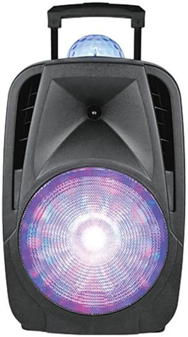 Alt view image 4 of 5 - Supersonic - IQ-6112DJBT-BLK - IQ Sound Portable Bluetooth Speaker System - 35 W RMS - Black - 40 Hz to 20 kHz - Battery