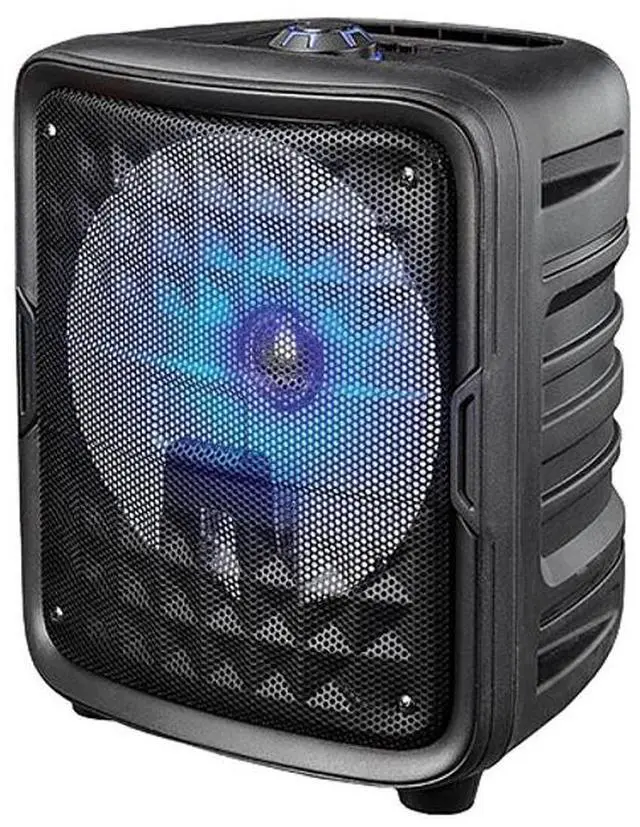 Main image of Supersonic 8” Bluetooth Speaker with True Wireless Technology IQ-6608DJBT Black