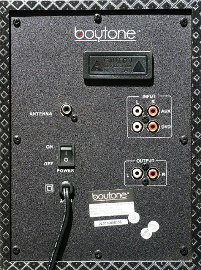 Alt view image 7 of 8 - Boytone BT-215FD Powerful Wireless Bluetooth Home Speaker System  Bass System FM Radio, Remote Control, Aux-In