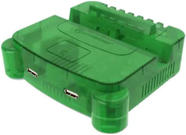 Alt view image 12 of 14 - Hyperkin RetroN S64 Console Dock for Switch (Lime Green) Nintendo Switch
