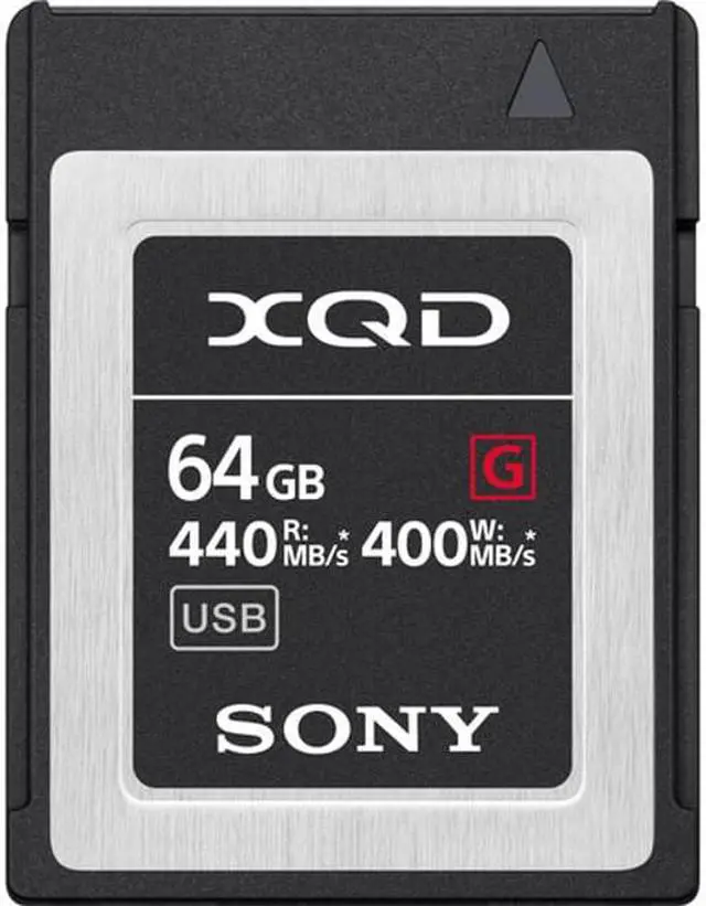 Alt view image 3 of 9 - Sony Professional XQD G Series 64GB Memory Card (QD-G64F/J)