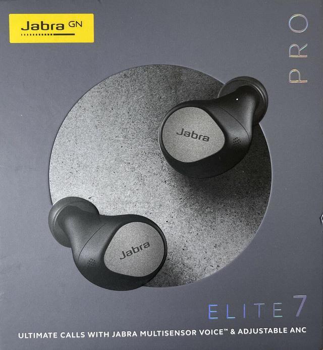 Jabra Elite 7 Pro True Wireless Noise Canceling In-Ear Headphones -  Titanium Black 100-99172001-02