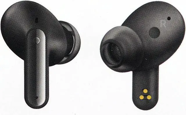 Alt view image 7 of 8 - LG TONE Free FP9 - Plug and Wireless True Wireless Bluetooth UVnano Earbuds - Black