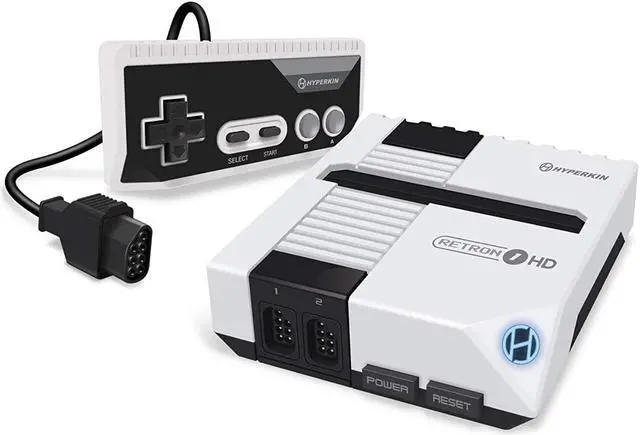 Alt view image 2 of 7 - Hyperkin RetroN 1 HD Gaming Console for NES White - Nintendo WiiGameCube - White M01888-WH