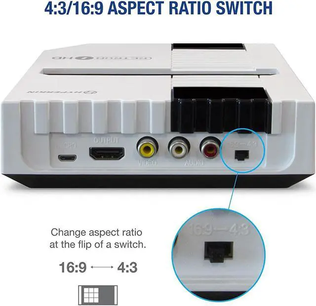 Alt view image 4 of 7 - Hyperkin RetroN 1 HD Gaming Console for NES White - Nintendo WiiGameCube - White M01888-WH