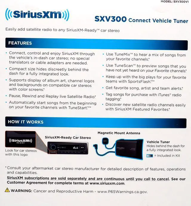Alt view image 20 of 20 - Sirius SXV300 Connect Vehicle Tuner