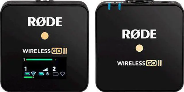Alt view image 10 of 20 - Rode Wireless GO II Single Compact Digital Wireless Microphone System/Recorder (2.4 GHz, Black)