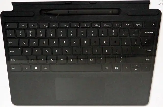Alt view image 10 of 20 - Microsoft 8X6-00001 Surface Pro Signature Keyboard with Slim Pen 2 - Black