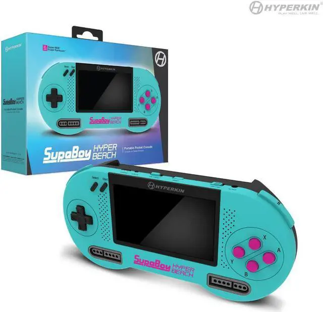 Alt view image 2 of 15 - Hyperkin SupaBoy Portable Pocket Console for Super NES / Super Famicom (Hyper Beach) M08889-HYB