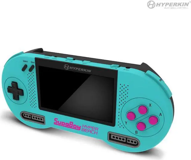 Alt view image 10 of 15 - Hyperkin SupaBoy Portable Pocket Console for Super NES / Super Famicom (Hyper Beach) M08889-HYB