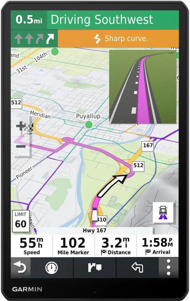 Alt view image 18 of 20 - Garmin dezl OTR1000, 10-inch GPS Truck Navigator  (010-02315-00)