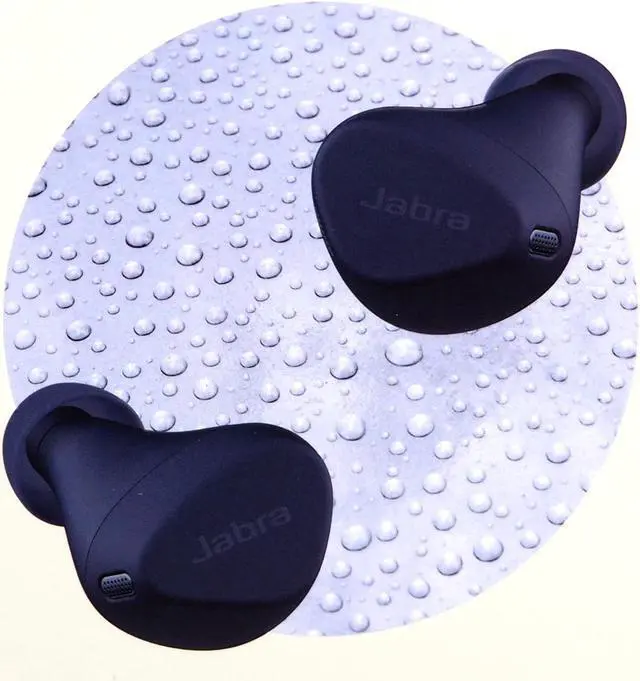 Alt view image 10 of 11 - Jabra Elite 4 Active True Wireless Bluetooth Noise Cancelling Earbuds, Navy