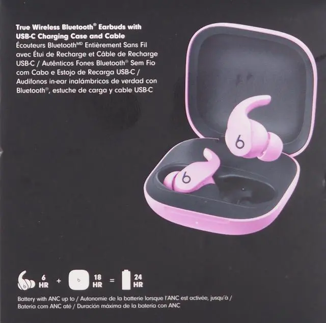 Alt view image 8 of 12 - Beats Fit Pro - True Wireless Noise Cancelling Earbuds MK2H3LL/A - Stone Purple