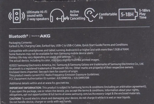 Alt view image 4 of 18 - Samsung Galaxy Buds2 Pro Noise-Canceling True Wireless In-Ear Headphones (Bora Purple) SM-R510NLVAXAR