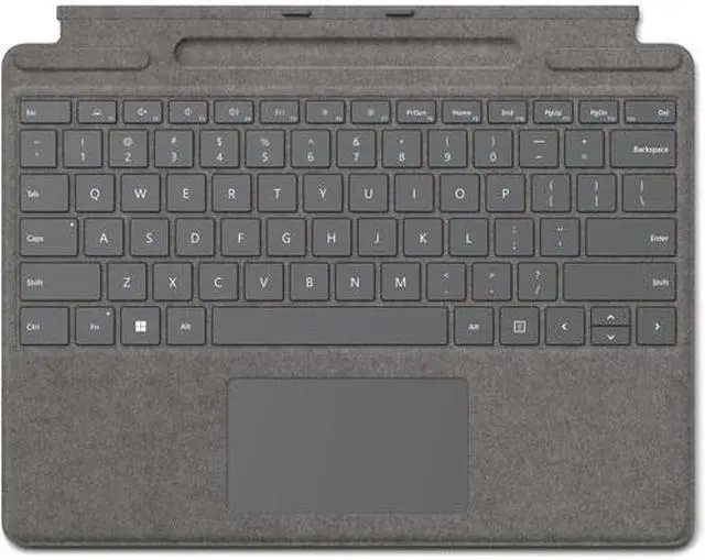 Alt view image 2 of 11 - Microsoft 8XA-00061 Surface Pro Signature Keyboard Platinum
