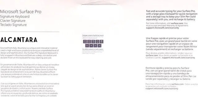 Alt view image 11 of 11 - Microsoft 8XA-00061 Surface Pro Signature Keyboard Platinum