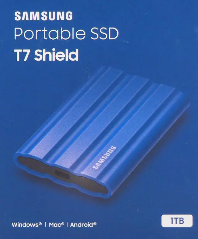 Alt view image 6 of 20 - Samsung - T7 Shield 1TB External USB 3.2 Gen 2 Rugged SSD IP65 Water Resistan...