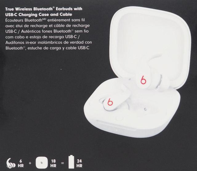Alt view image 9 of 10 - Beats Fit Pro - True Wireless Noise Cancelling Earbuds MK2G3LL/A - White