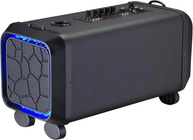 Alt view image 2 of 9 - Supersonic Portable PA System Karaoke Speaker With Remote Control IQ Sound IQ-906K