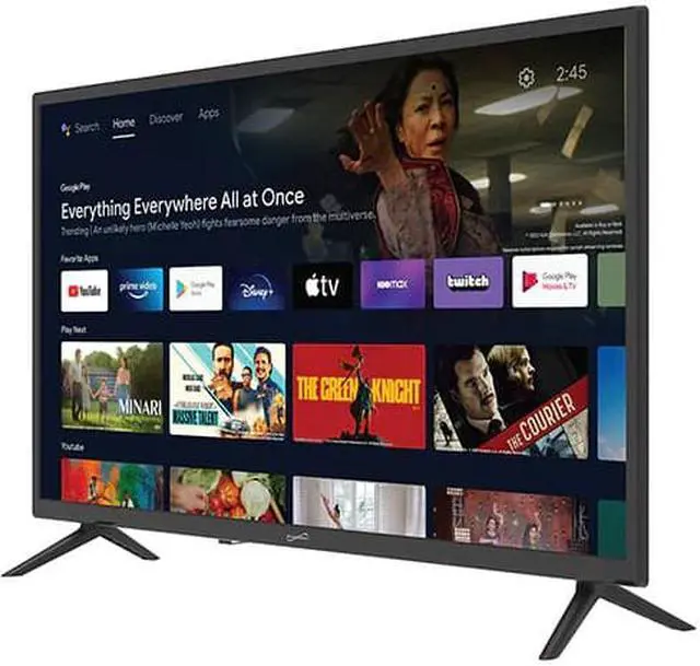 Alt view image 2 of 14 - Supersonic 32-Inch LED Smart HDTV With Remote Control SC-3250GTV