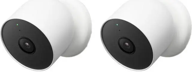 Alt view image 10 of 11 - Google Nest Indoor Outdoor Camera Battery White 2/Pack (GA01894-US) 6315046