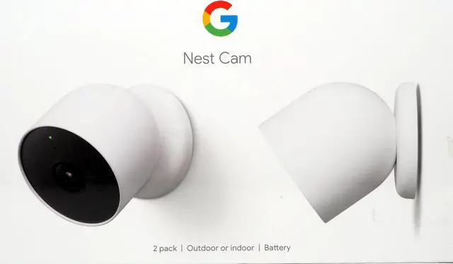 Alt view image 11 of 11 - Google Nest Indoor Outdoor Camera Battery White 2/Pack (GA01894-US) 6315046