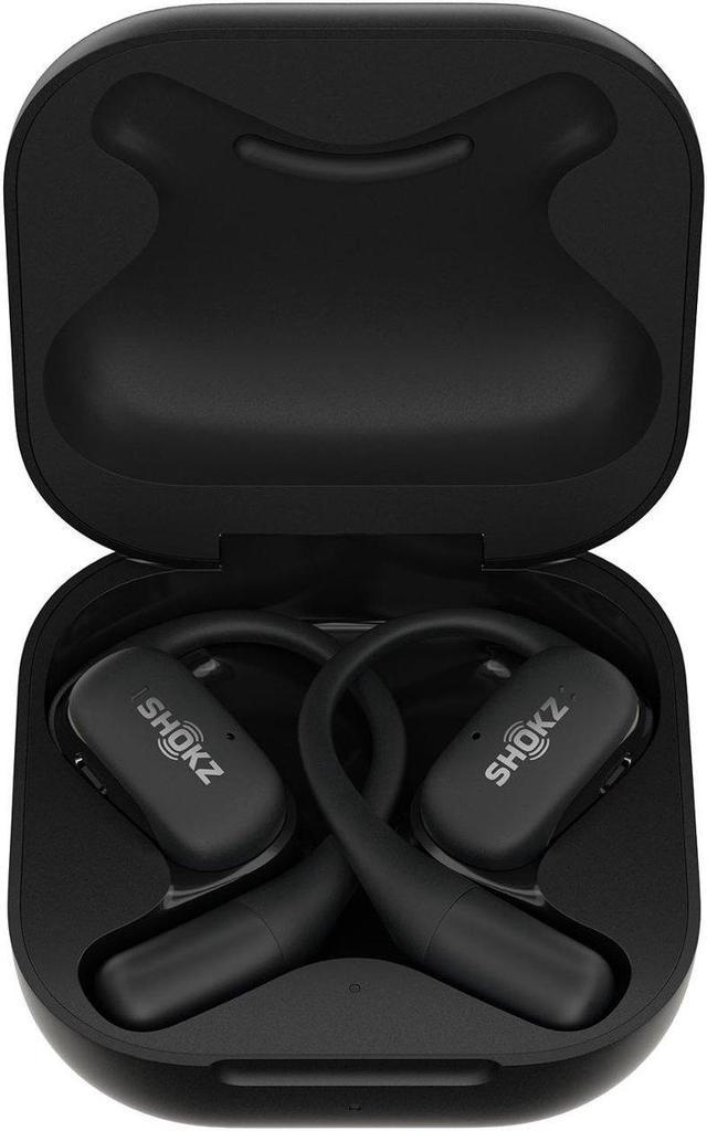 Shokz OpenFit Open-Ear Headphones True Wireless Earbuds, Black