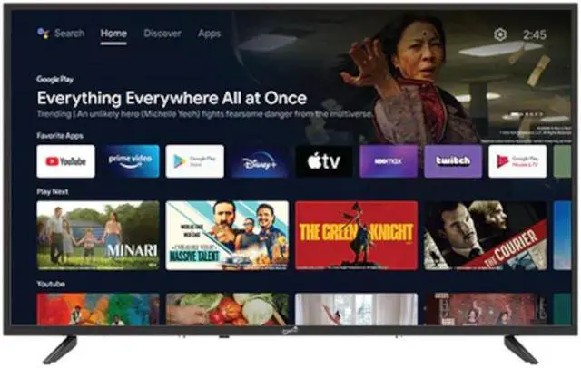 Alt view image 2 of 14 - Supersonic 43 Inch Google Smart LED TV SC-4350GTV