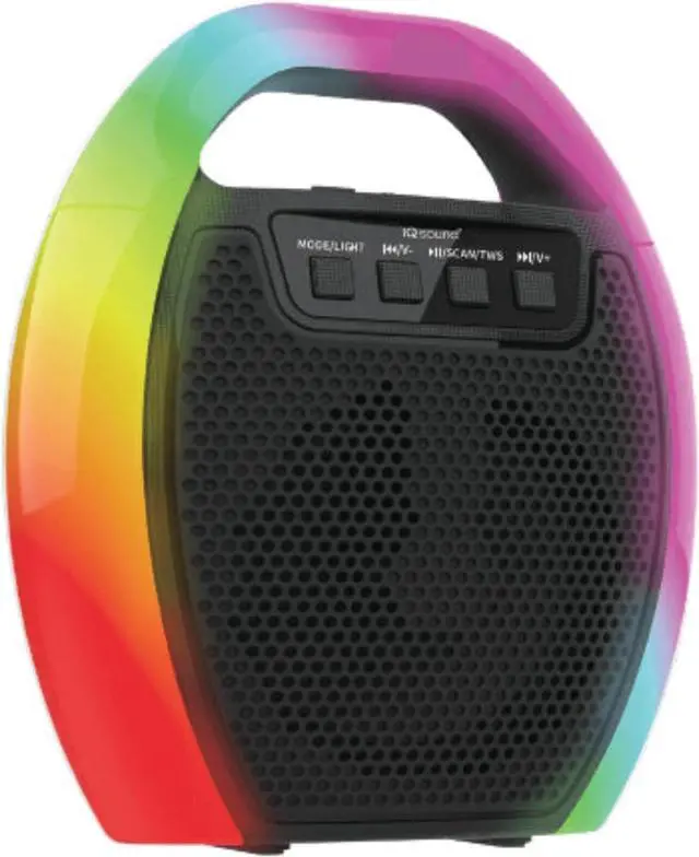 Main image of Supersonic Bluetooth 6.5" Portable Rechargeable Speaker with RGB Handle IQ-2465RGB
