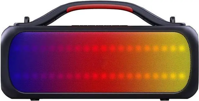 Main image of Supersonic Bluetooth Portable Rechargeable Speaker with RGB Light Panel IQ-3535RGB