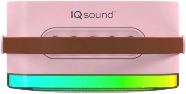 Alt view image 2 of 7 - Supersonic Mini Karaoke Bluetooth Speaker with Wireless Microphone IQ-908K Pink