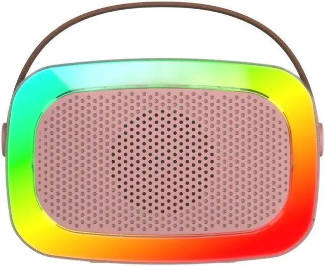 Alt view image 3 of 7 - Supersonic Mini Karaoke Bluetooth Speaker with Wireless Microphone IQ-908K Pink