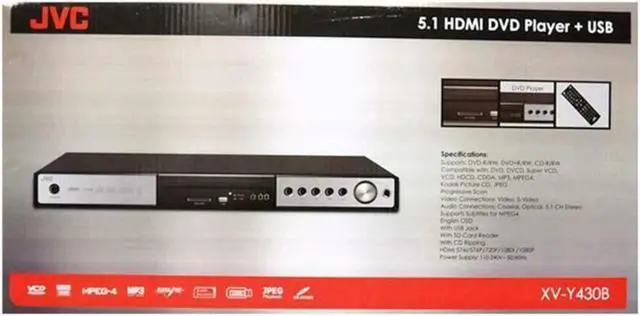 Alt view image 5 of 7 - JVC XV-Y430B All Region Code Free HDMI DVD Player 5.1 Channel USB PAL NTSC