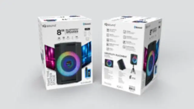 Alt view image 5 of 6 - Supersonic 8 Portable Bluetooth Speaker True Wireless Stereo, Fm, Rechargeable Battery IQ-6708DJBT