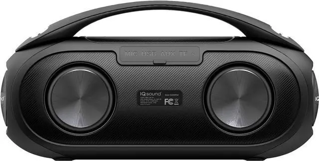 Alt view image 3 of 6 - IQ Sound IQ-3530RGB Portable Bluetooth Speaker with RGB Panel, IPX6 Water Resistant, TWS