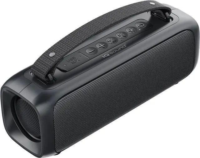 Alt view image 6 of 7 - Supersonic IQ Sound IQ-3520RGB 2.0CH Portable Bluetooth Speaker with RGB Panel, IPX5 Water Resistance