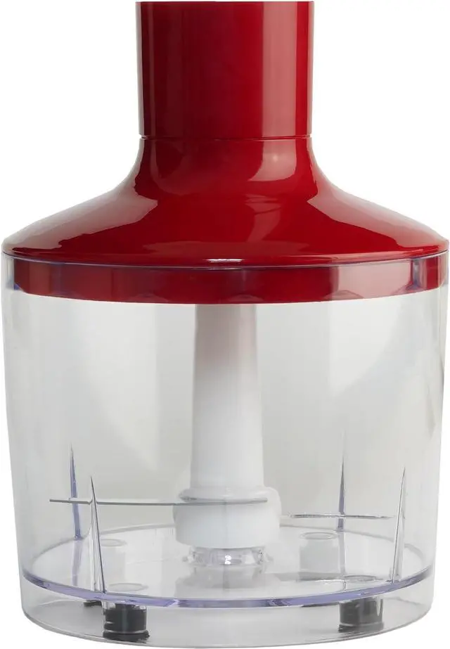 Alt view image 2 of 6 - National 4-in-1 Multi-Purpose Immersion Hand Blender, Mash, Chop and Whisk NA-3104HB Red
