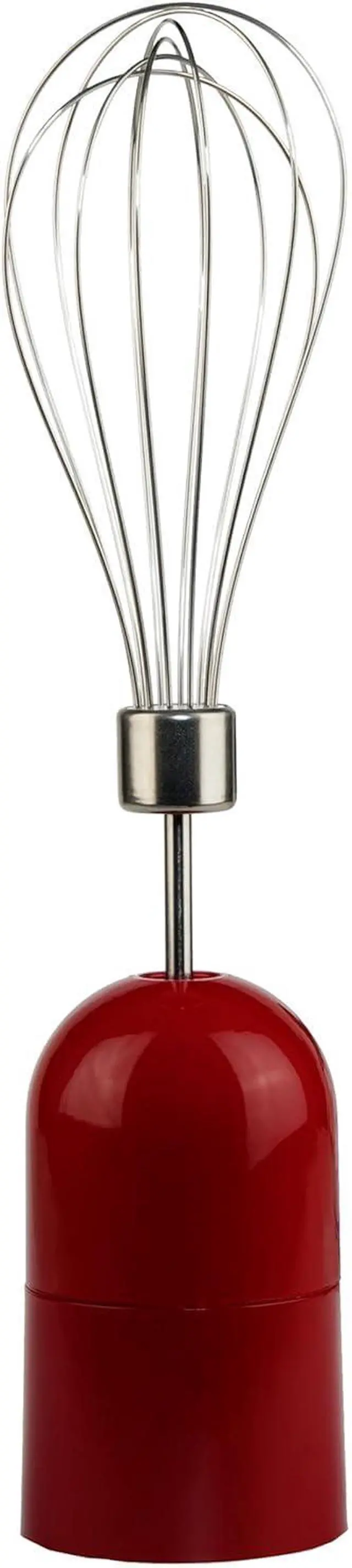 Alt view image 5 of 6 - National 4-in-1 Multi-Purpose Immersion Hand Blender, Mash, Chop and Whisk NA-3104HB Red