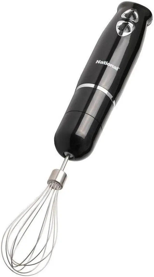 Alt view image 4 of 8 - National 4-in-1 Multi-Purpose Immersion Hand Blender, Mash, Chop and Whisk NA-3104HB Black