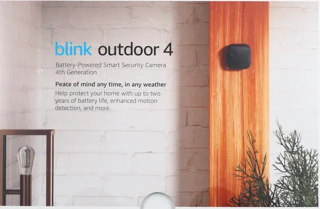 Alt view image 2 of 10 - Blink Outdoor 4 5-Camera Wireless 1080p Security System with Up to Two-year Battery Life B0B1N4LM4J Black