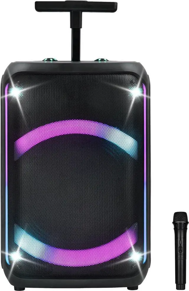 Main image of IQ Sound IQ-5912DJBT 12-inch Portable Bluetooth Speaker with True Wireless Stereo, LED Lights, Full Control Panel