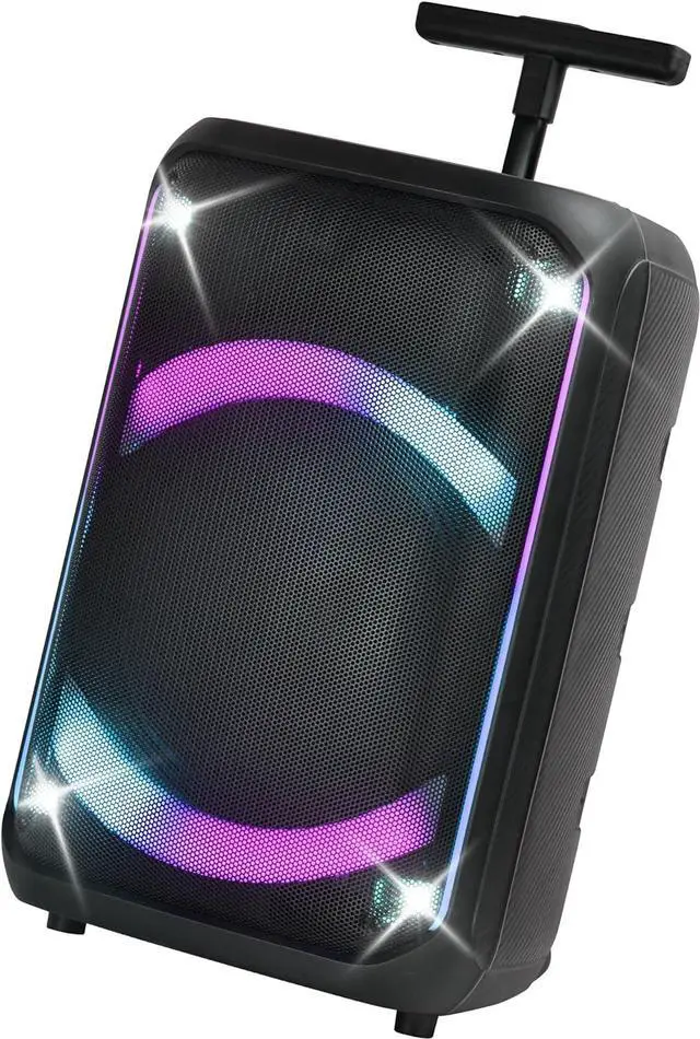 Alt view image 3 of 7 - IQ Sound IQ-5912DJBT 12-inch Portable Bluetooth Speaker with True Wireless Stereo, LED Lights, Full Control Panel