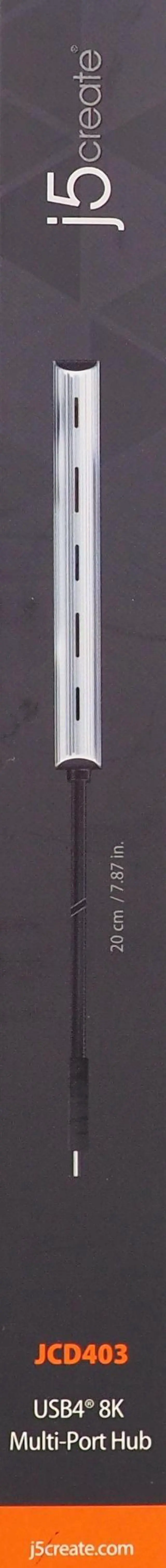 Alt view image 12 of 18 - j5create USB4 8 Multi-Port Hub  JCD403 - Space Gray/Black