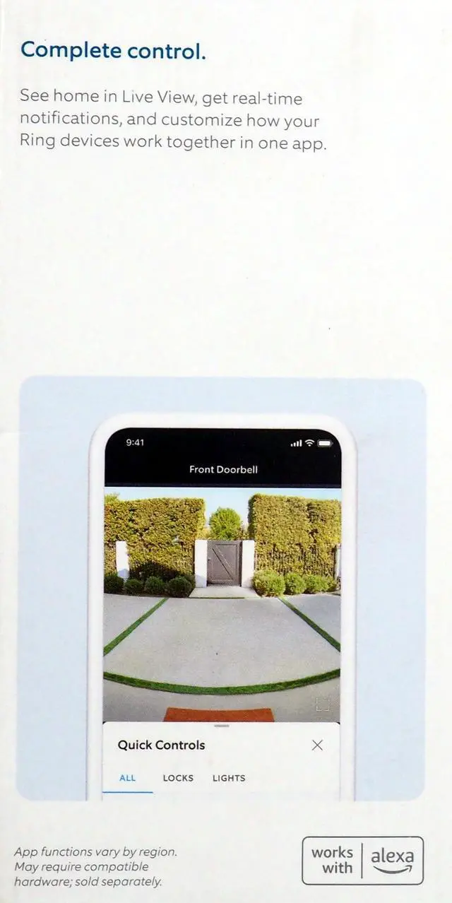 Alt view image 7 of 8 - Ring RINGBATTPRO Battery Doorbell Pro - Satin Nickel