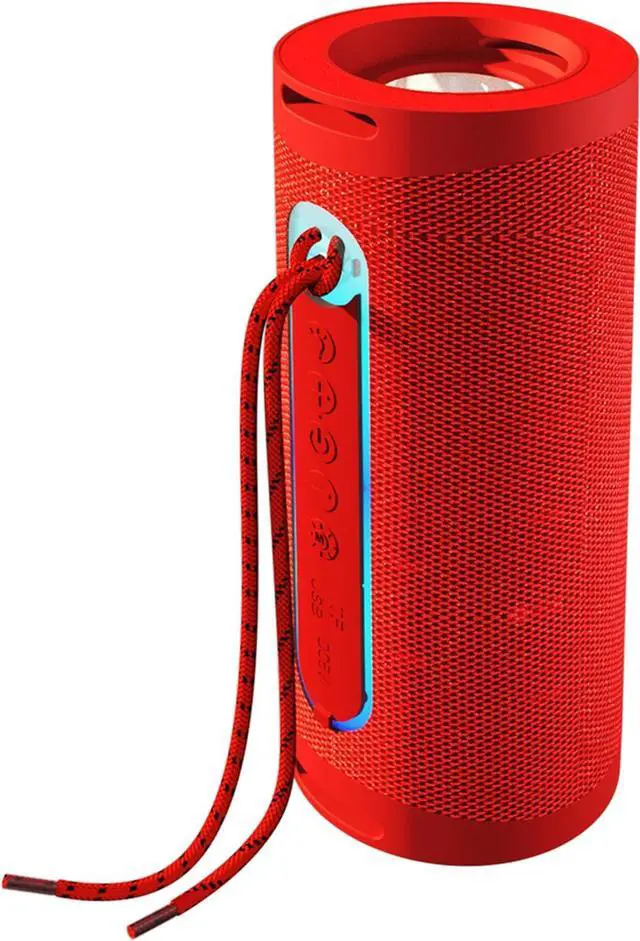 Main image of IQ Sound SC-2340BT Portable Bluetooth Speaker LED Flashlight, TWS, FM Radio for Outdoor, Home Red