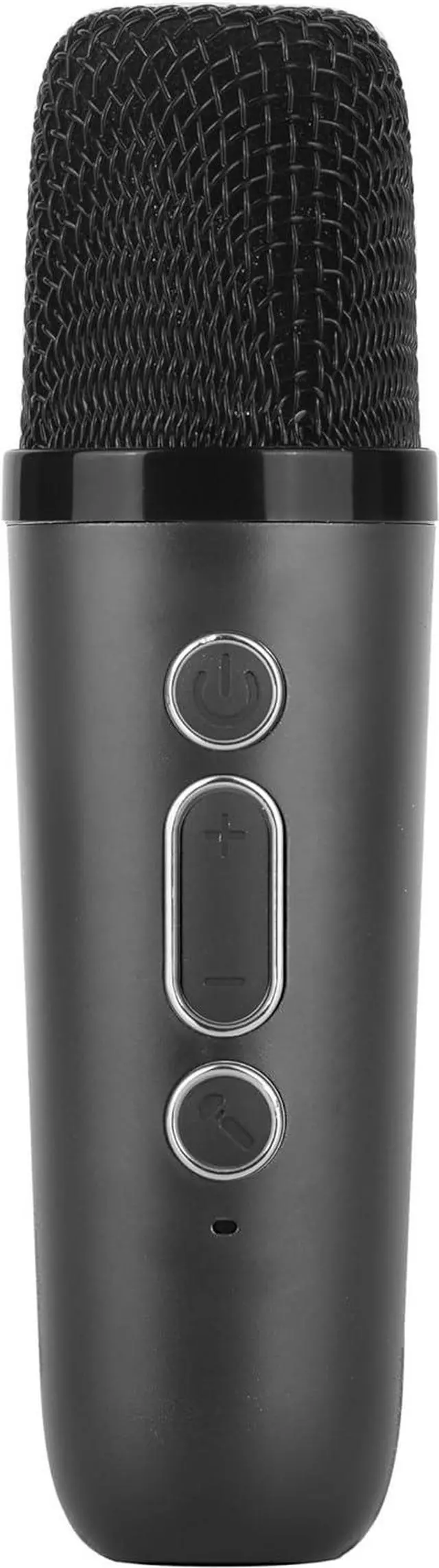 Alt view image 7 of 7 - IQ Sound Mini Karaoke Bluetooth Speaker Wireless Microphone, RGB Lights, Voice Effects IQ-708K Black