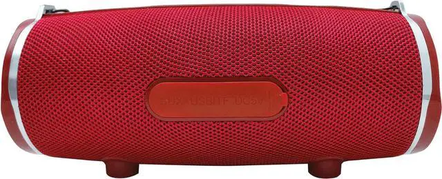 Alt view image 3 of 6 - Supersonic Portable Bluetooth Wireless Speaker Built-in Mic, USB/SD/AUX, FM SC-2322BT Red