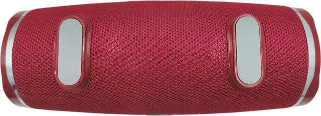 Alt view image 2 of 6 - Supersonic Portable Bluetooth Wireless Speaker Built-in Mic, USB/SD/AUX, FM SC-2322BT Red
